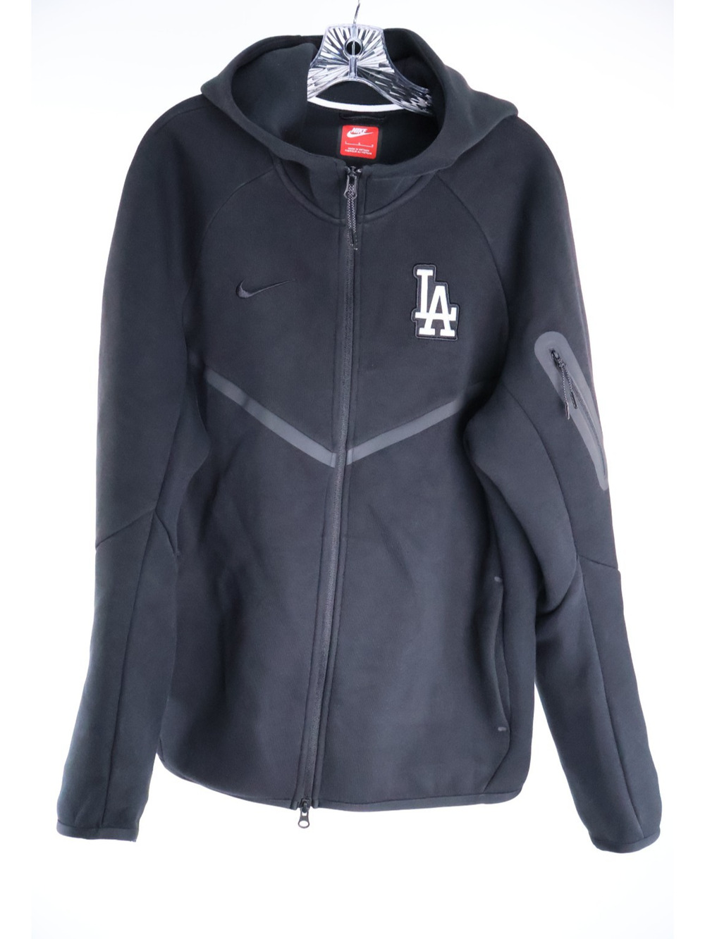 Nike Tech Fleece Windrunner Los Angeles Dodgers Black Hoodie Large Read Easy Fix